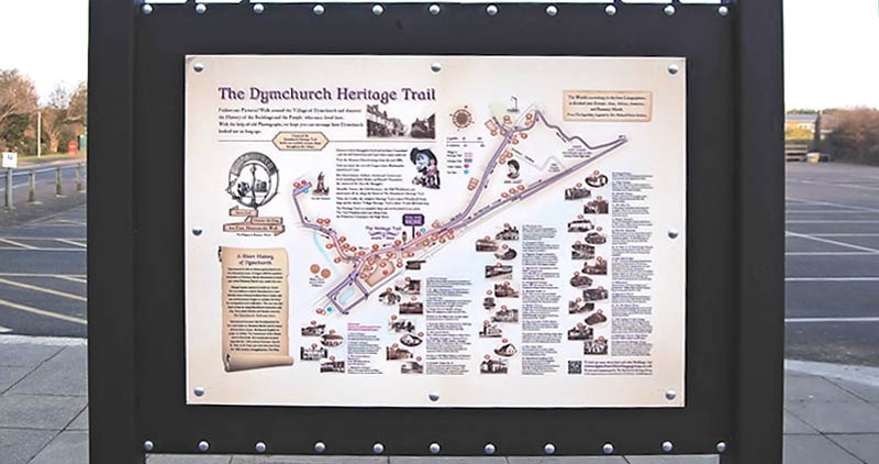 Dymchurch Heritage Trail sign
