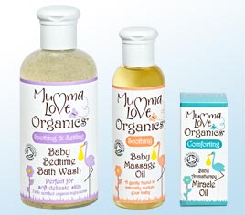 Mumma Love Organics Baby Skin Care Range