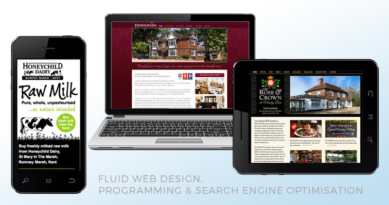 Fluid Web Design, Programming & Search Engine Optimisation