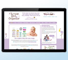 Mumma Love Organics Baby Skin Care information and shop